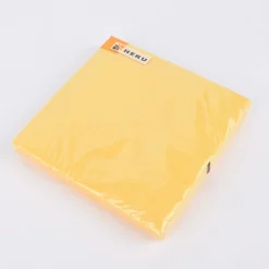 Serviette einfarbig gelb 33x33cm 3lagig 20 Stück