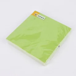 Serviette einfarbig grün 33x33cm 3lagig 20 Stück
