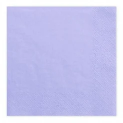 Serviette einfarbig lila 33x33cm 3lagig 20 Stück