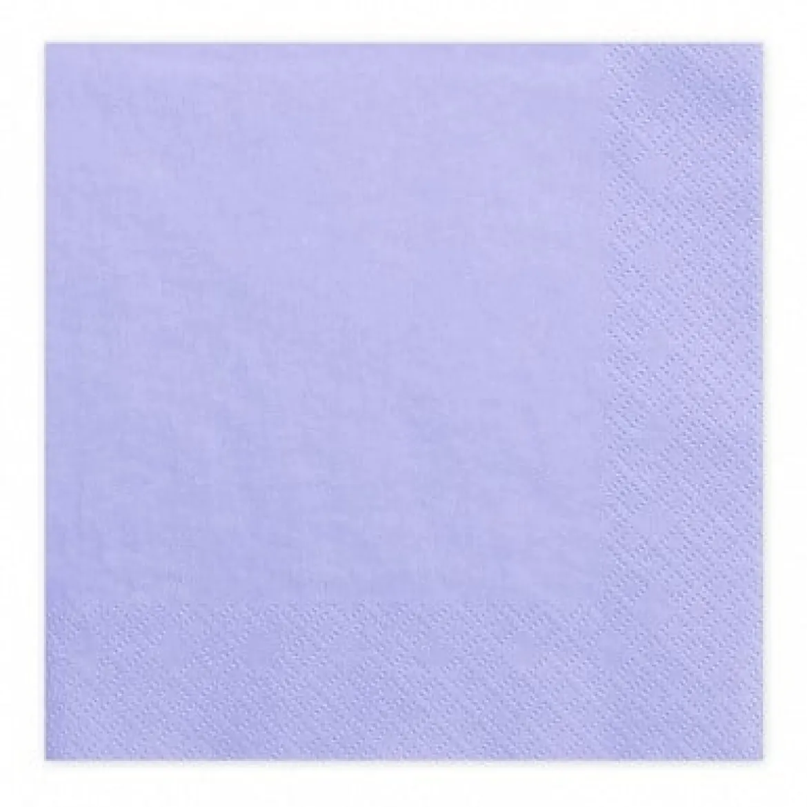 Serviette einfarbig lila 33x33cm 3lagig 20 Stück