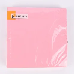 Serviette einfarbig rosa 33x33cm 3lagig 20 Stück
