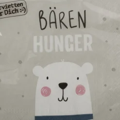 Servietten Bärenhunger 33x33cm 3lagig 20 Stück von La Vida