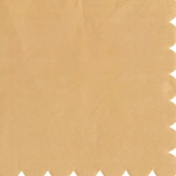 Servietten Kraftpapier FSC mit Wellenrand natur von Rico Design, 20 Stück
