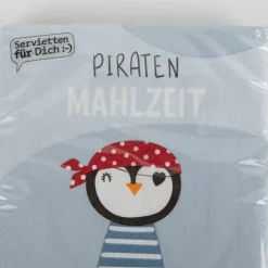 Servietten Piratenmahlzeit 33x33cm 3lagig 20 Stück von La Vida