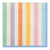 Servietten Streifen bunt 33x33cm 20 Stück