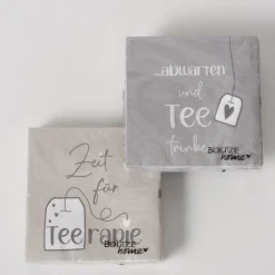Servietten Tee 20 Stk 3-lagig 16,5x16,5cm FSC Papier