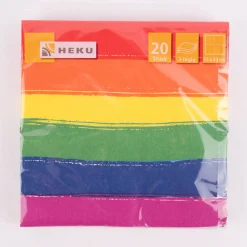 Serviette Regenbogen Rainbow bunt 33x33cm 3lagig 20 Stück