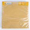 Serviette uni goldfarbig 33x33cm 3lagig 20 Stück
