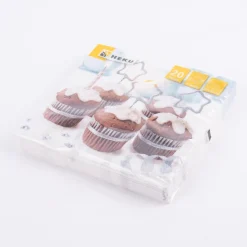 Serviette Weihnachten Cupcake 33x33cm 3lagig 20 Stück