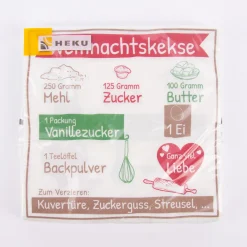 Serviette Weihnachten Weihnachtskekse 33x33cm 3lagig 20 Stück