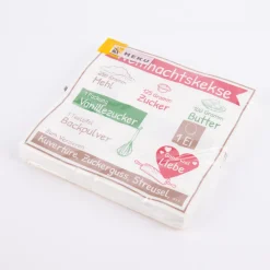 Serviette Weihnachten Weihnachtskekse 33x33cm 3lagig 20 Stück