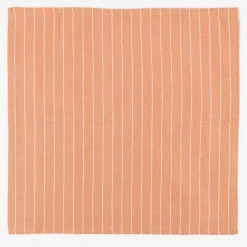 Set aus 4 Platzsets und 4 Servietten gestreift hellbraun weiß 50x35cm und 40x40cm von Linen & More