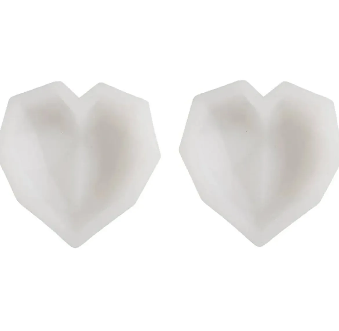 Silikonform 3D Herz 2x6x5cm (HxLxB) im 2er Set von Creativ Company