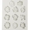 Silikonform Gänseblümchen mit 11 Blüten mit 2-2,5cm Durchmesser von Creativ Company