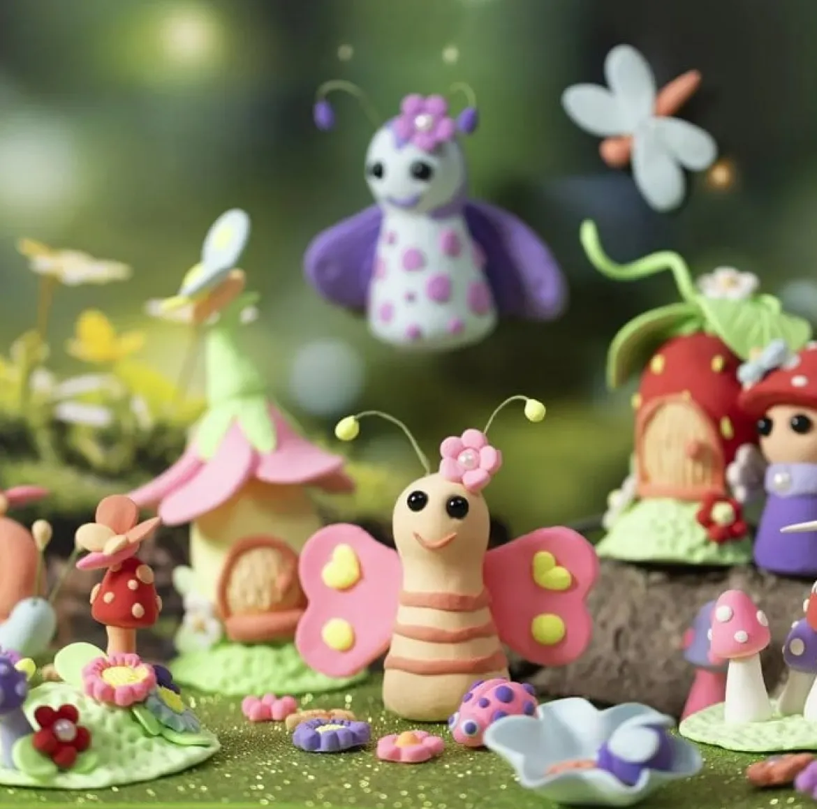 Silikonform Gänseblümchen mit 11 Blüten mit 2-2,5cm Durchmesser von Creativ Company