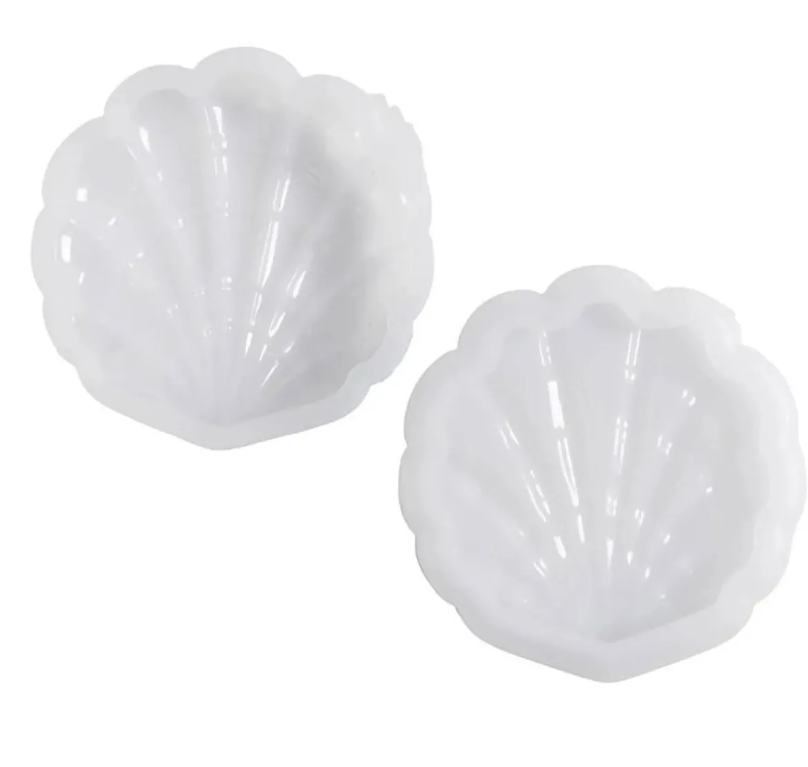 Silikonform Muschel mit Deckel 3x13,2x13,3cm (HxLxB) von Creativ Company