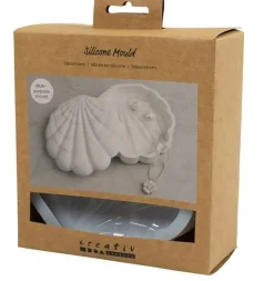 Silikonform Muschel mit Deckel 3x13,2x13,3cm (HxLxB) von Creativ Company