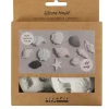 Silikonform 2 Stk mit 11 maritimen Mini-Formen mit 1-2cm Durchmesser von Creativ Company