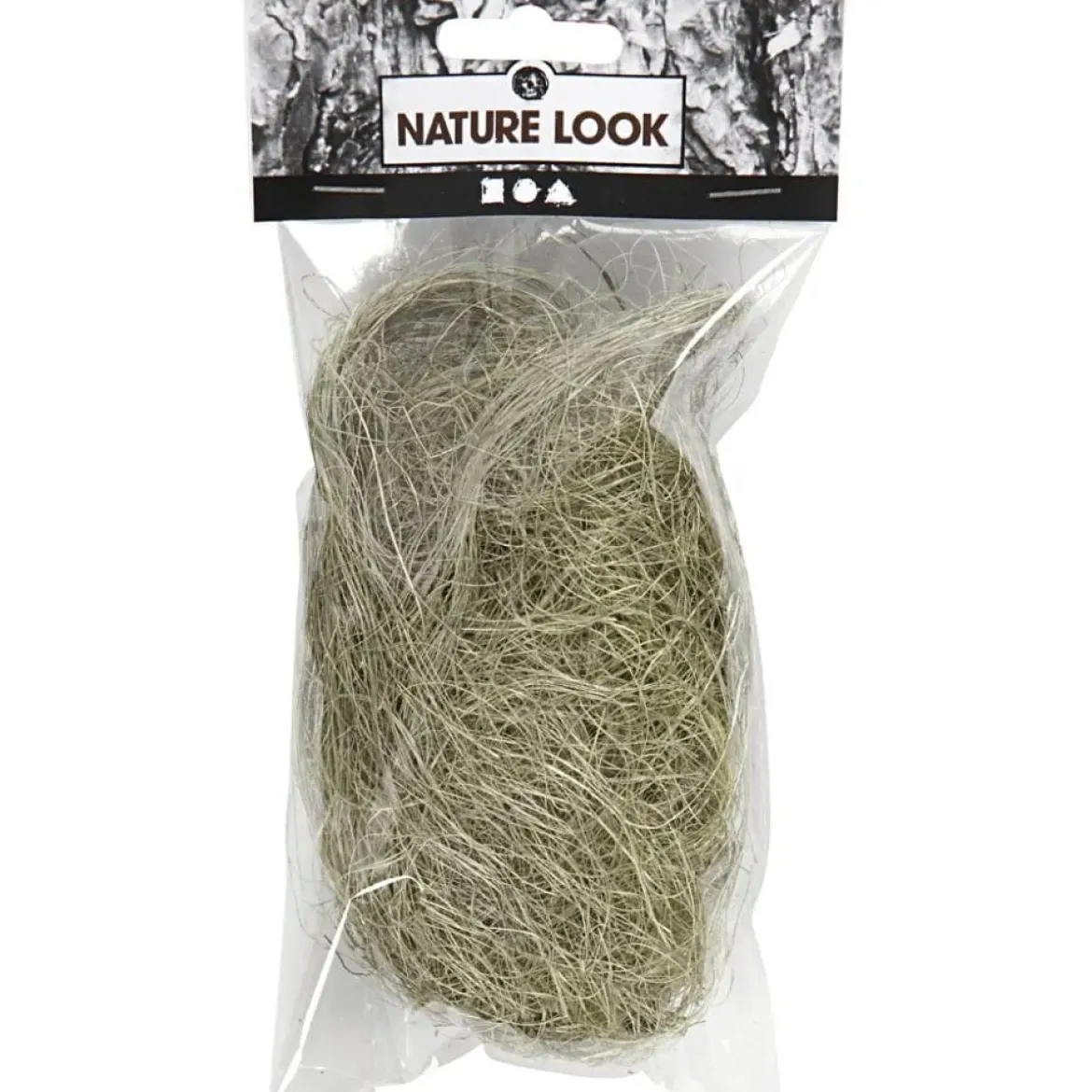 Sisal Gras einfarbig natur, rost oder rauchgrün 8g von Creativ Company