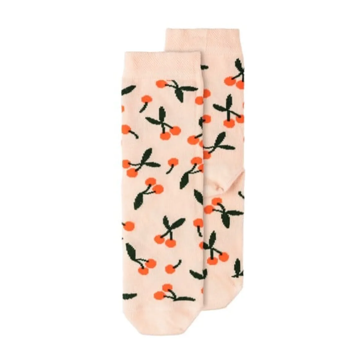 Socken Kirschen rosa orange grün Größe 31-34