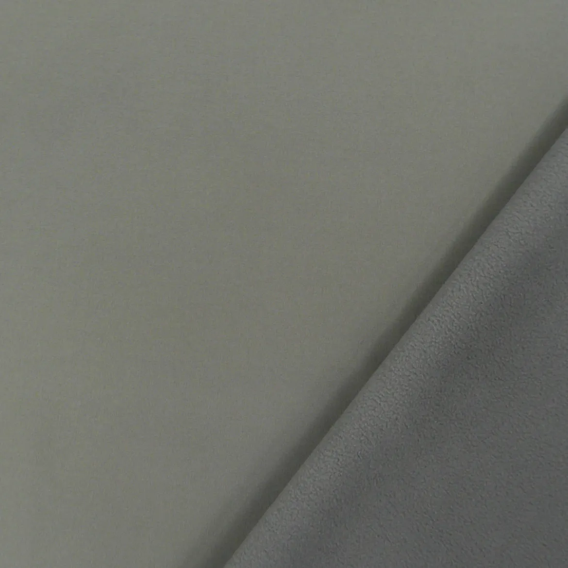 Softshell Stoff Outdoor Fleece-Rückseite uni Grau 144cm Breite