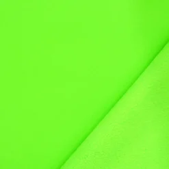 Softshell Stoff Outdoor Fleece-Rückseite uni neon Grün 144cm Breite