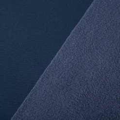 Softshell Stoff Outdoor Fleece-Rückseite uni jeans blau 144cm Breite