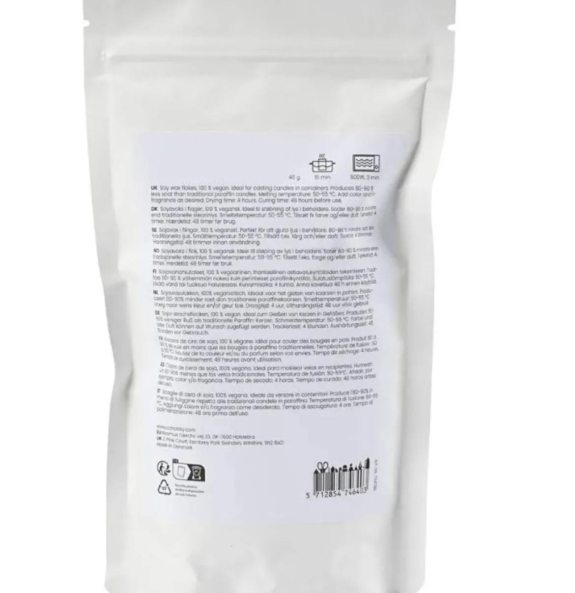 Sojawachs in Flocken von Creativ Company 250gr