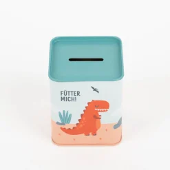 Spardose Fütter mich mit Dinosaurier von Grafik Werkstatt