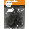 Spinnen schwarz Halloween Deko im 10er Pack