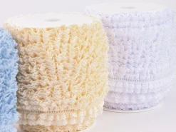 Spitzenband Gummiband Spitze elastisch creme Breite: 4cm