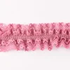Spitzenband Gummiband Spitze elastisch altrosa Breite: 4cm