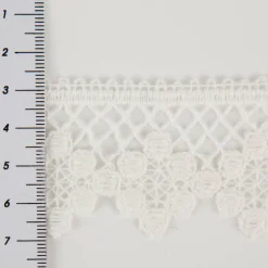 Spitzenborte Häkelborte ecru 4cm breit