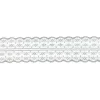 Spitze Spitzenborte Spitzenband Tüllspitze Meterware grau Breite: 4,8cm