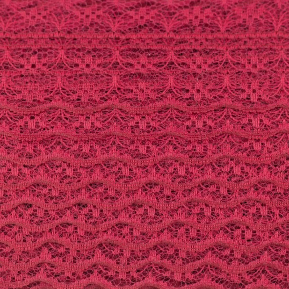 Spitze Spitzenborte Spitzenband Tüllspitze Meterware weinrot Breite: 4,8cm