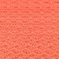 Spitze Spitzenborte Spitzenband Tüllspitze Meterware koralle Breite: 4,8cm