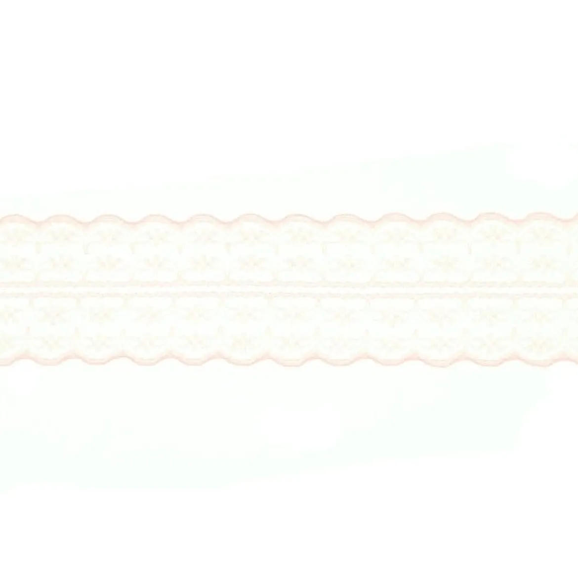 Spitze Spitzenborte Spitzenband Tüllspitze Meterware lachs hell Breite: 4,8cm