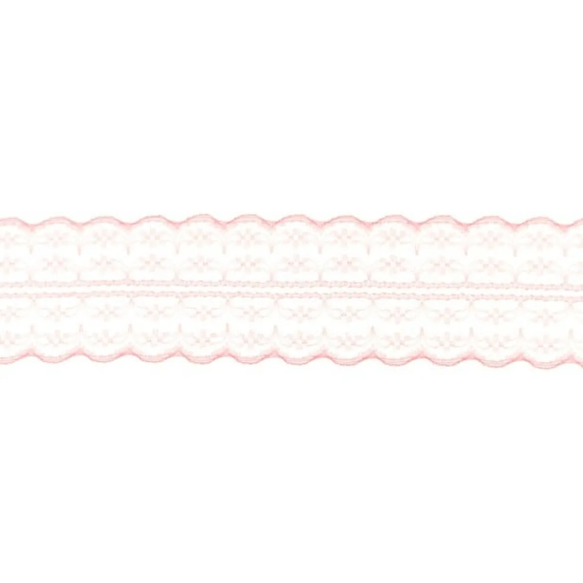 Spitze Spitzenborte Spitzenband Tüllspitze Meterware koralle hell Breite: 4,8cm