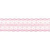 Spitze Spitzenborte Spitzenband Tüllspitze Meterware fuchsia Breite: 4,8cm