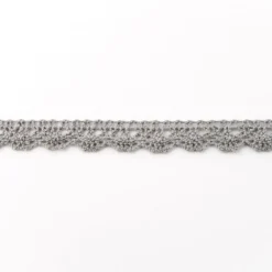 Spitze Zierband dunkelgrau Breite: 1,5cm