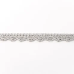 Spitze Zierband hellgrau Breite: 1,5cm