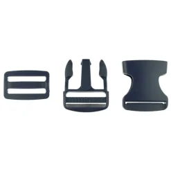 Steckverschluss Taschenverschluss Buckle Steckschnalle mit Dreisteg marineblau 38mm