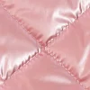 Steppstoff Bekleidungsstoff Stepped Shine Rauten rosa 1,40m Breite