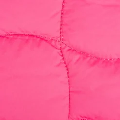 Steppstoff Jackenstoff Graphic Square pink neongrün 1,40m Breite
