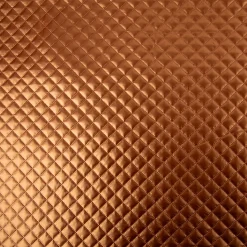 Steppstoff Metallic Kupfer Rautensteppung 140cm Breite
