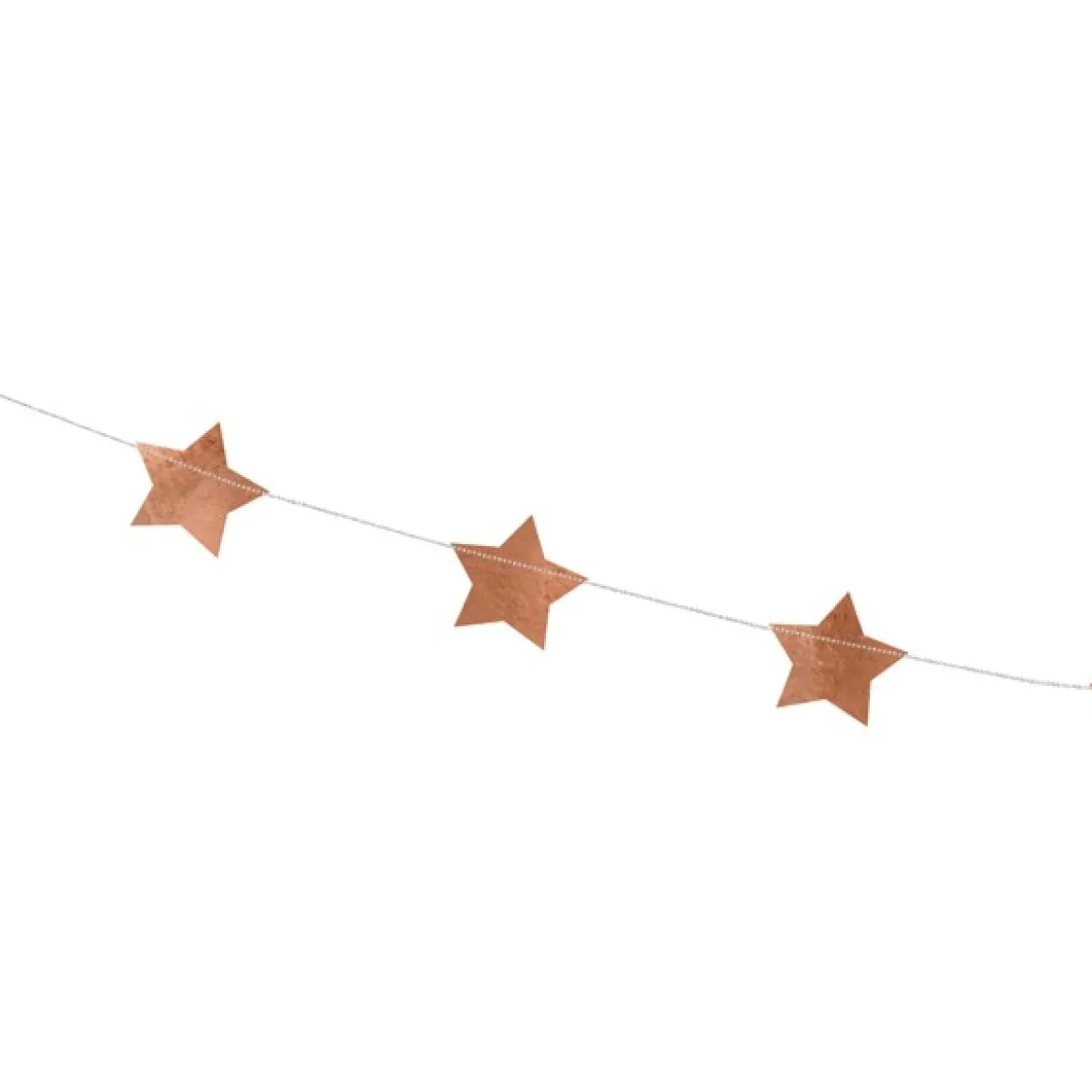 Sternengirlande Girlande mit Sternchen rose gold 3,6m