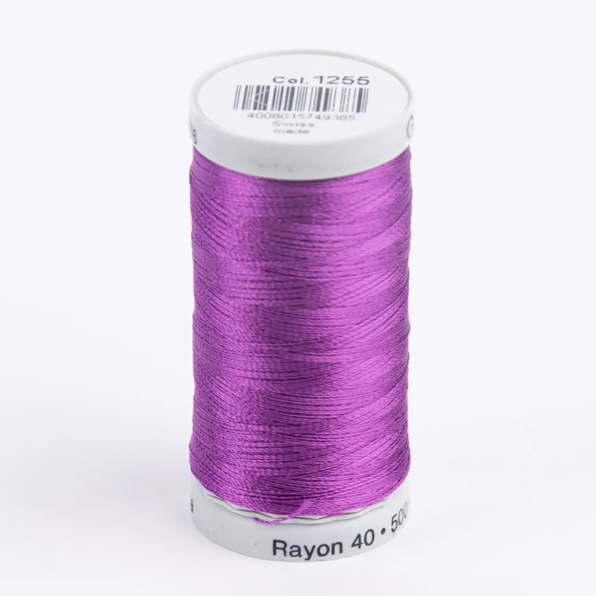 Stickgarn Farbnr. 1255 Gütermann 500 Meter/Spule Viscose Sulky Rayon 40