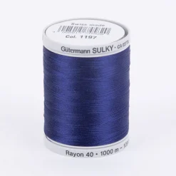 Stickgarn Farbnr. 1197 Gütermann 1000 Meter/Spule Viscose Sulky Rayon 40