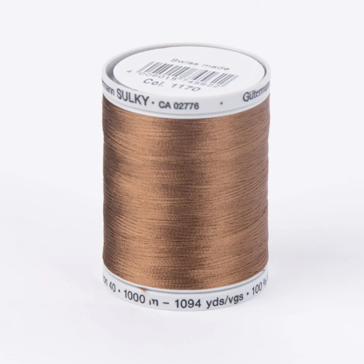 Stickgarn Farbnr. 1170 Gütermann 1000 Meter/Spule Viscose Sulky Rayon 40