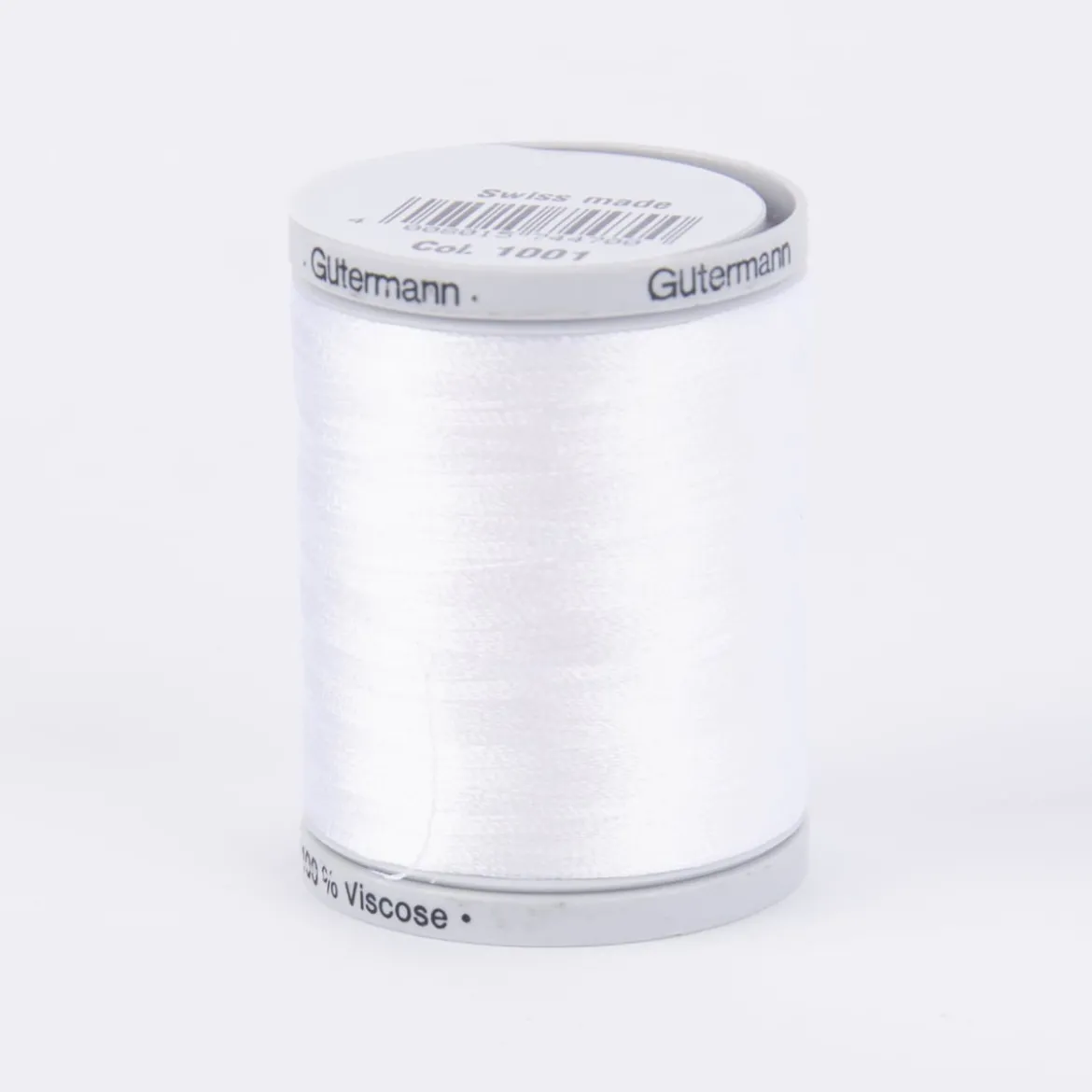 Stickgarn Farbnr. 1001 Gütermann 1000 Meter/Spule Viscose Sulky Rayon 40
